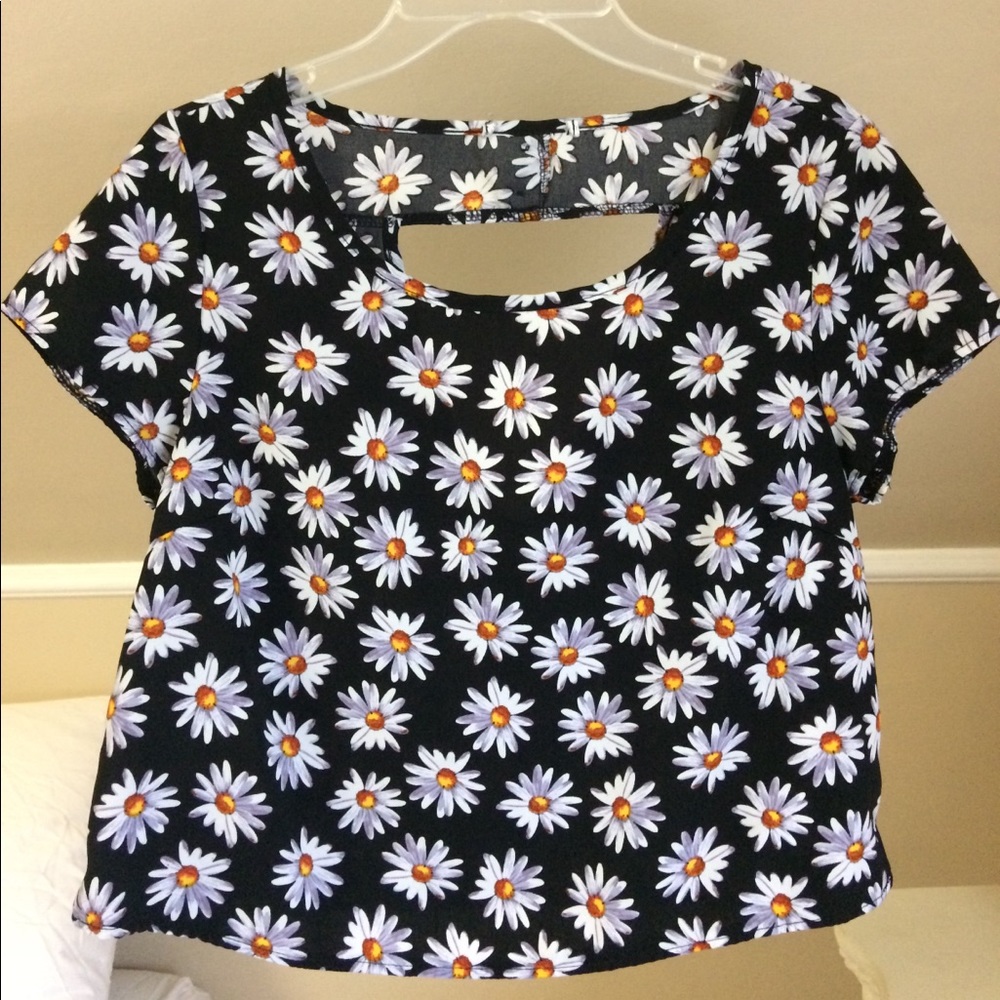 Daisy boxy crop top