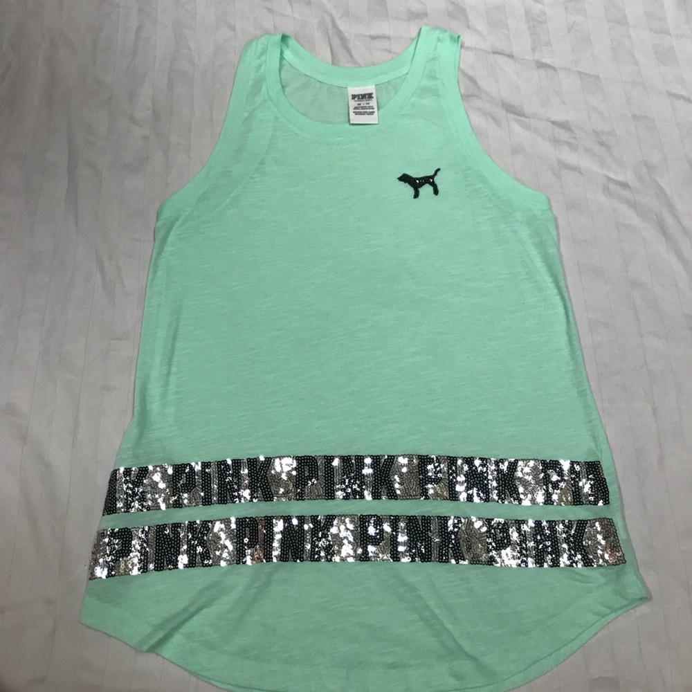 Mint Victoria's Secret PINK Tank Top