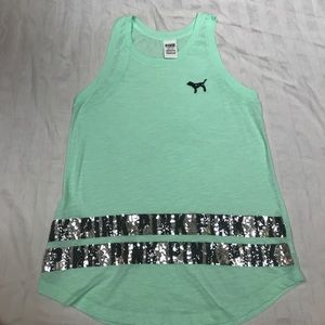 Mint Victoria's Secret PINK Tank Top