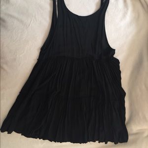Brandy Melville black open back dress