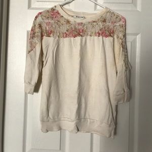 Floral Shoulder Top