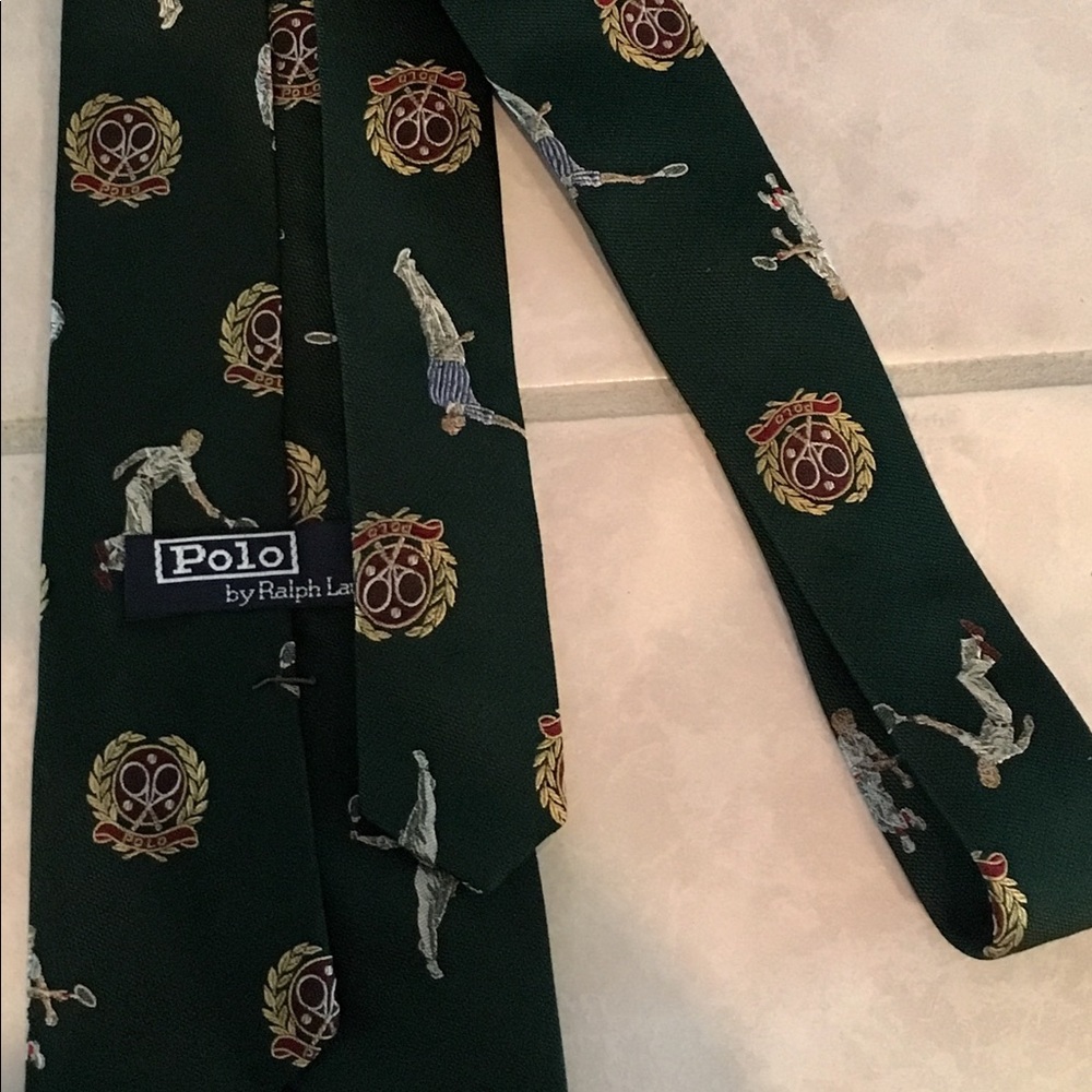 Ralph Lauren Silk Tennis Tie