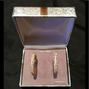 Sparkly Hoop Earrings