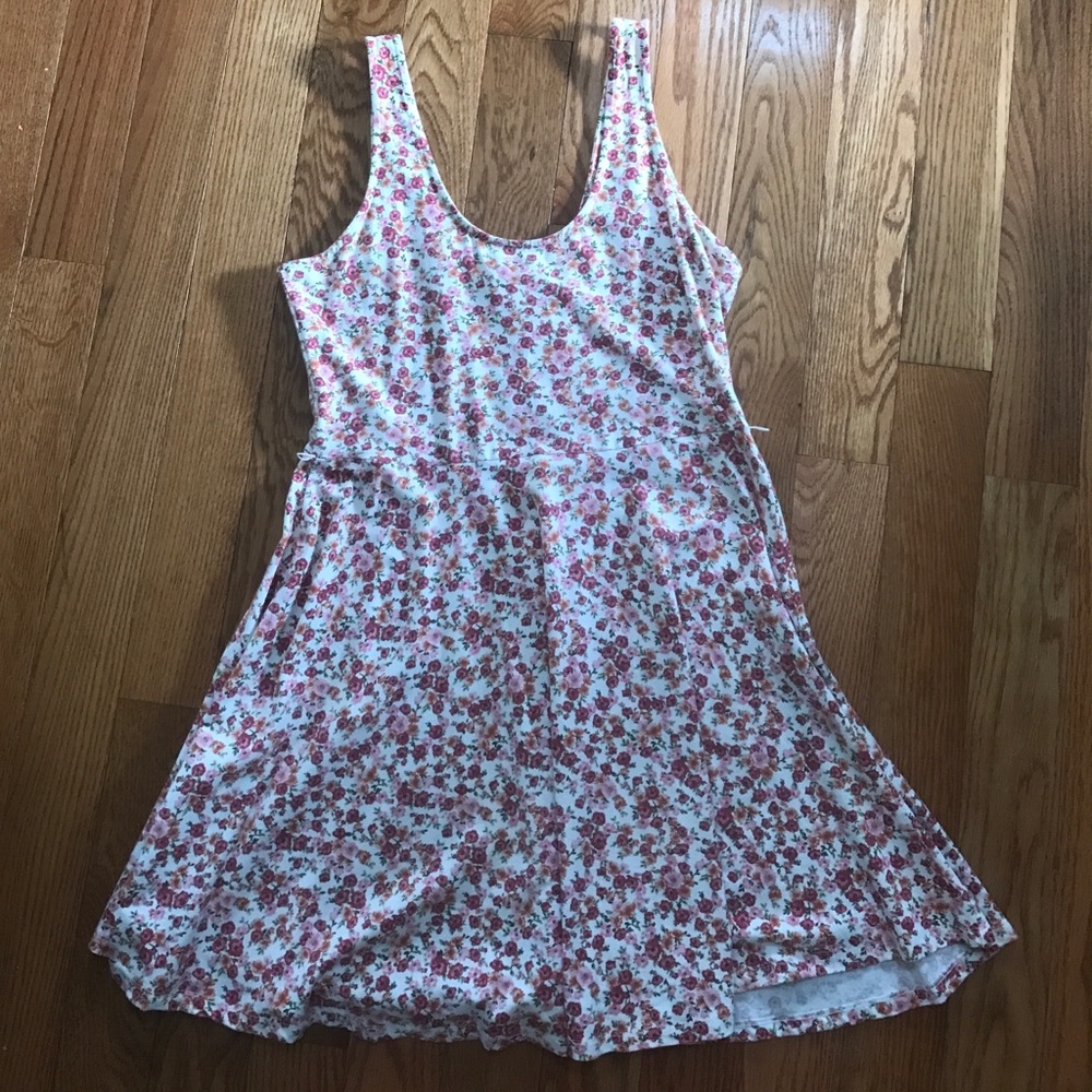 Floral Forever 21 Plus Skater Dress 1X