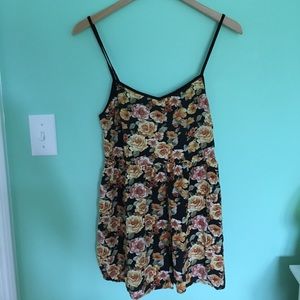 Forever 21 floral romper