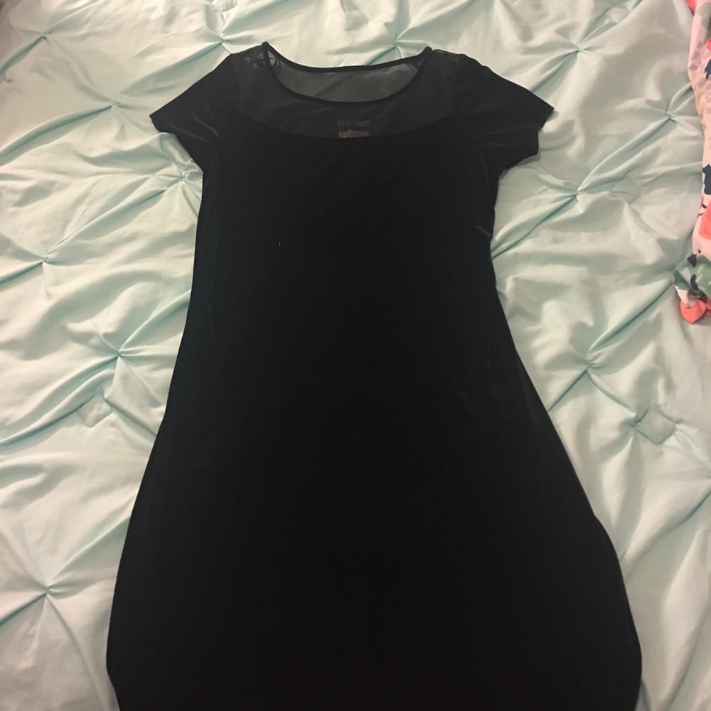 Vintage velvet maxi dress