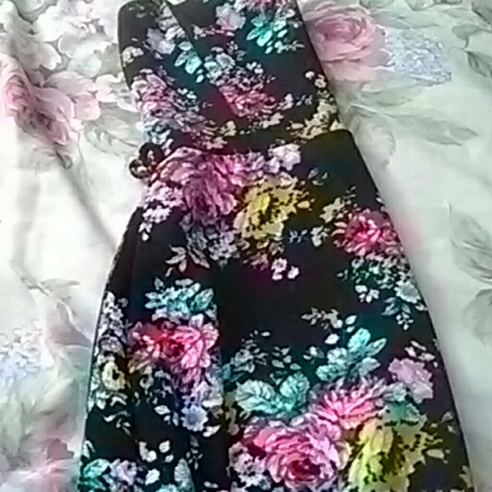 Black Floral dress