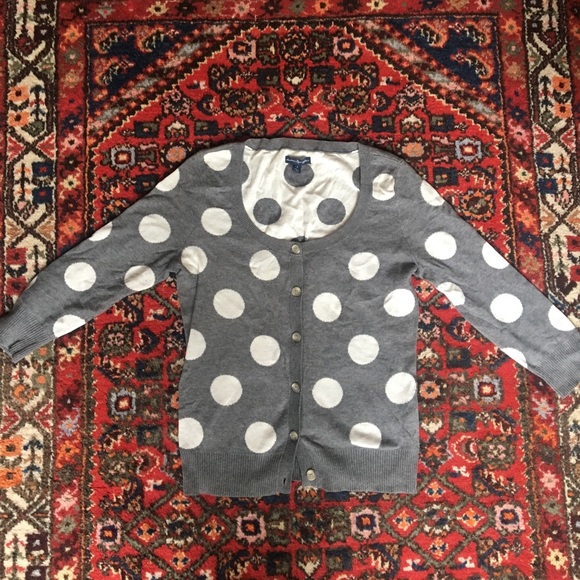Fun polka dot cardi! Size Sm. American Eagle. - Picture 1 of 1