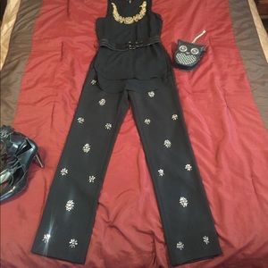 Bcbgmaxazria embellished pants