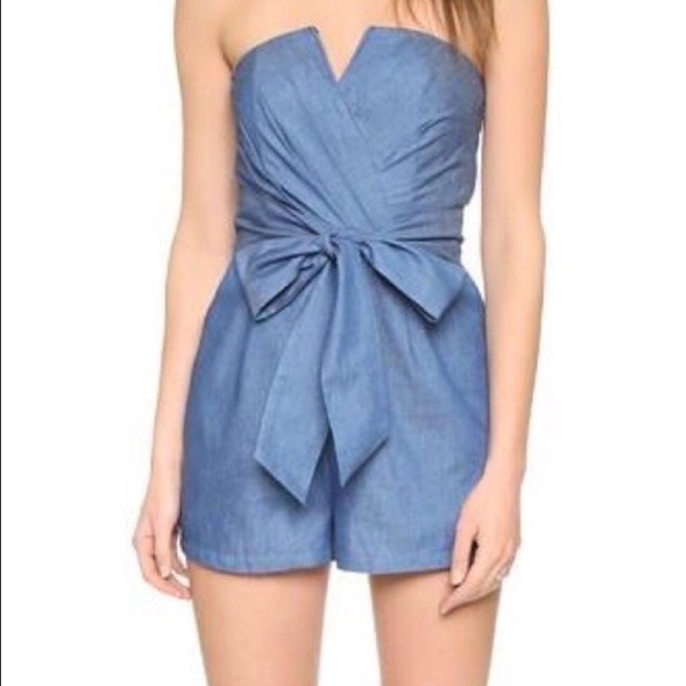 Yumi Kim Chambray Romper - XS