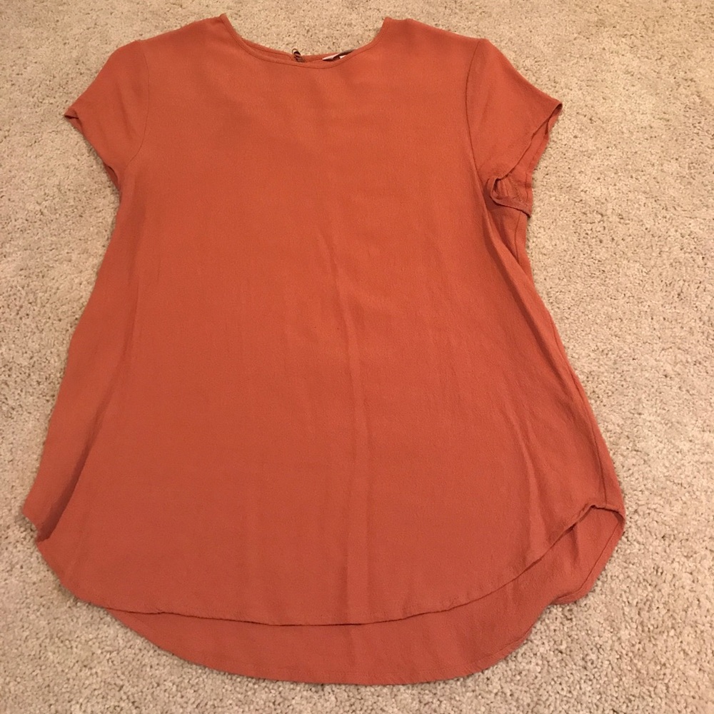 Burnt orange tunic