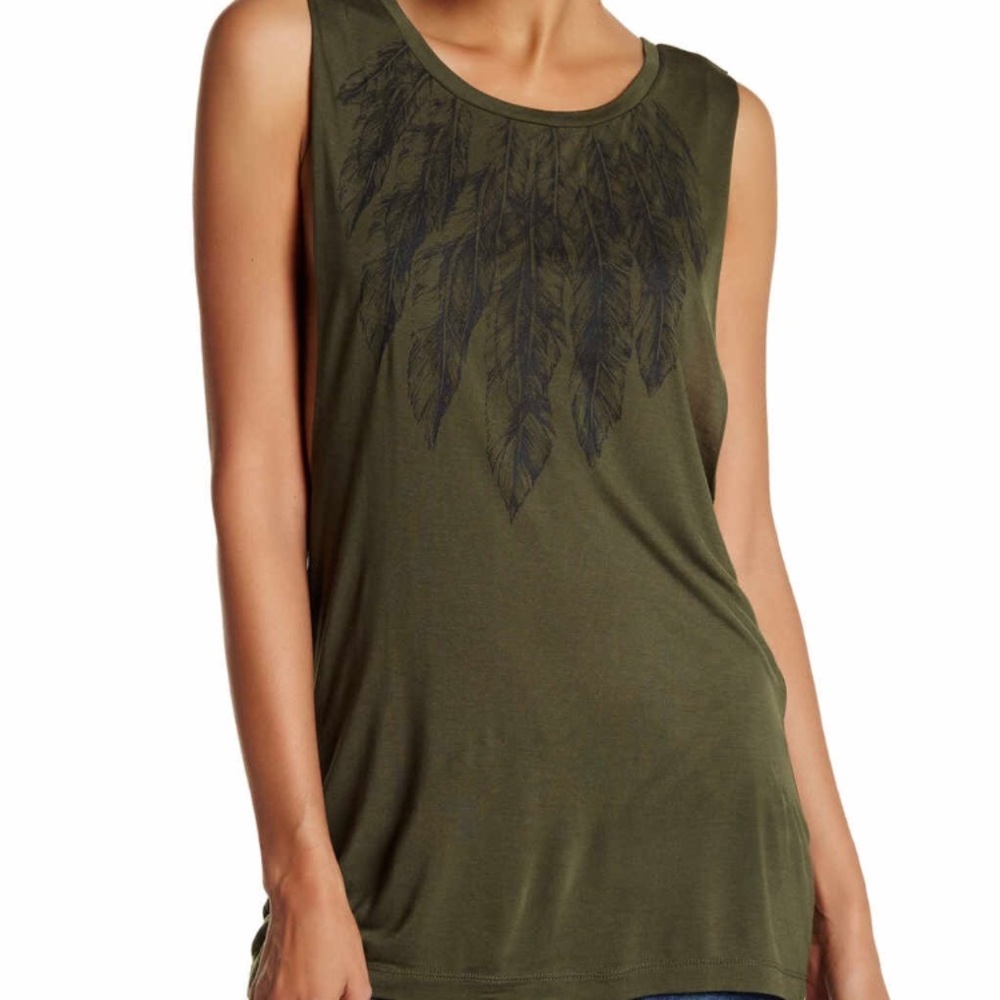 Haunte Hippie Muscle Drop Arm Hole Tank