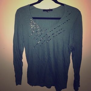 Calvin Klein lightweight, long sleeve v-neck