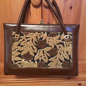 Vintage carpet bag