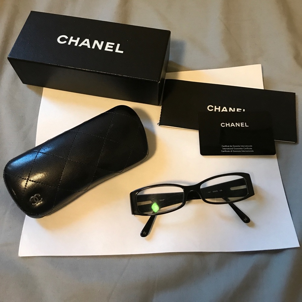 CHANEL glasses with case