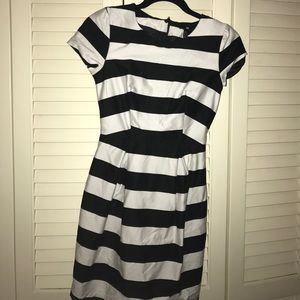 Striped shift dress