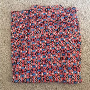 Lularoe Maxi skirt 3x Aztec print
