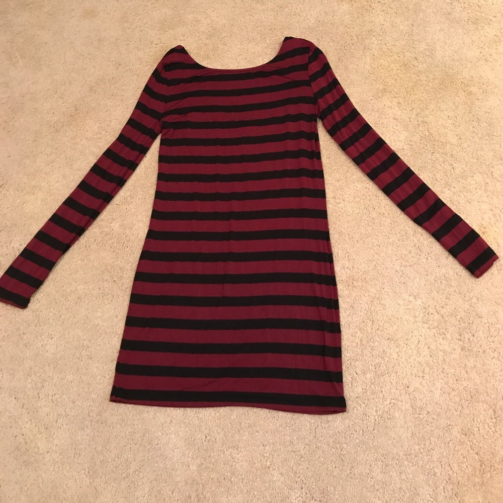 Striped t shirt dress