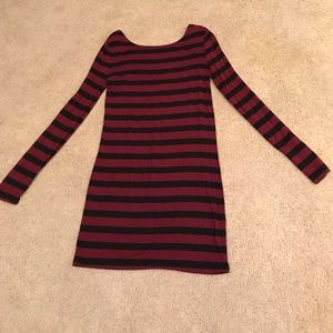 Striped t shirt dress