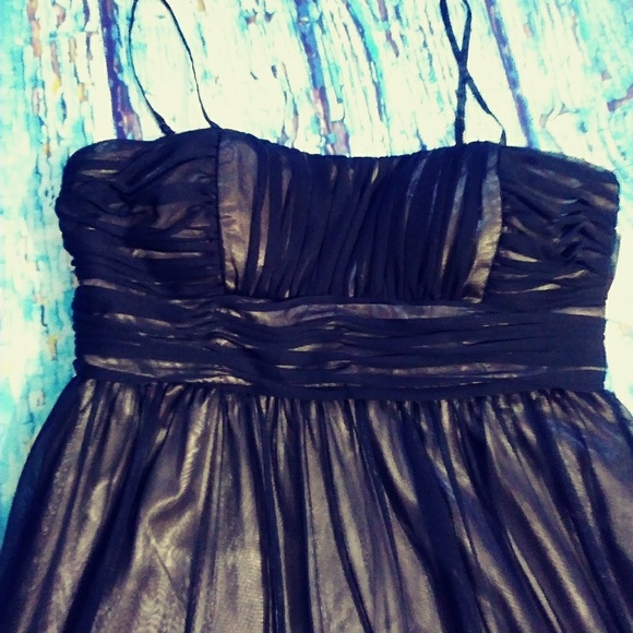 Dress Barn Collection Gown Goth Mob Wife Grundge size 14 black evening gown - Picture 6 of 8