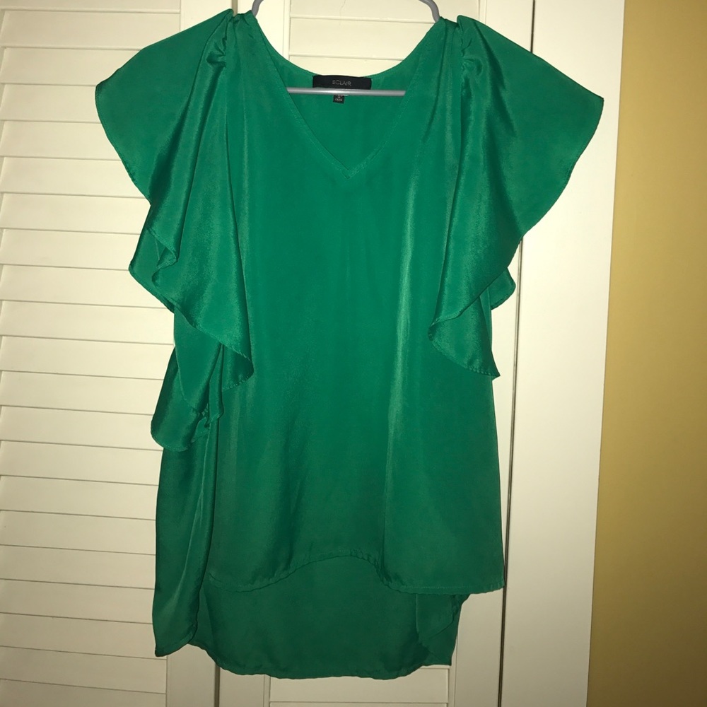 Green blouse
