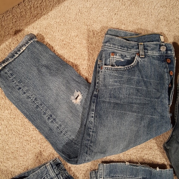 3 pairs jeans- Gap and America Eagle - Picture 3 of 4