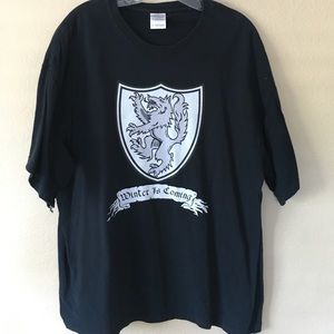 ⚔️Game of Thrones black short sleeve T-shirt