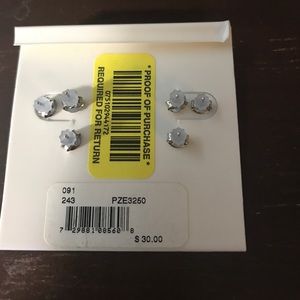 Kate Landry Jewelry - NWT Diamond (CubeZ)Stud Earrings!X 3 sets Kate Landry Jewelry - NWT Diamond (CubeZ)Stud Earrings!X 3 sets