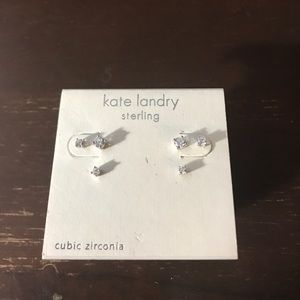 Kate Landry Jewelry - NWT Diamond (CubeZ)Stud Earrings!X 3 sets Kate Landry Jewelry - NWT Diamond (CubeZ)Stud Earrings!X 3 sets