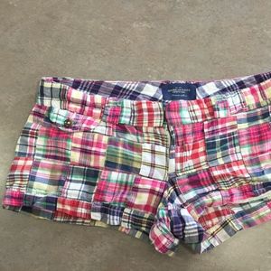 American Eagle Patchwork Shorts (size 4)