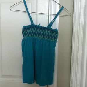 GAPKids Multi Colored Blue Tank Top