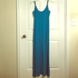 CALVIN KLEIN Teal Maxi Dress