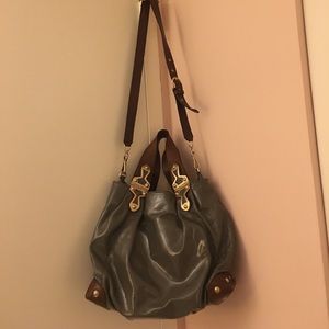 MICHAEL KORS patent leather tote/crossbody
