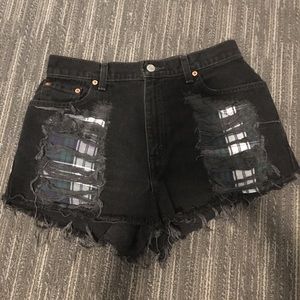 Furst of a kind plaid shorts