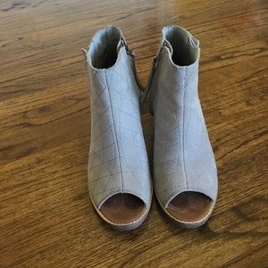 Open Toe Heeled Booties