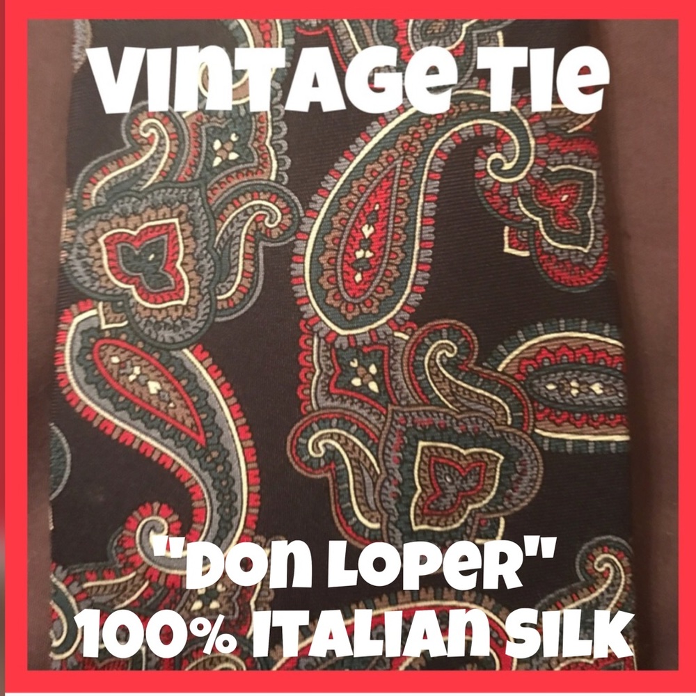 Don Loper Of Beverly Hills Vintage Tie