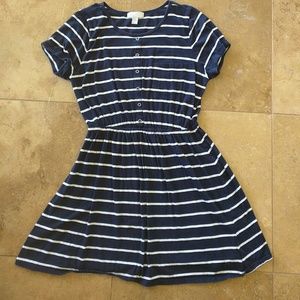 Cotton casual skater dress