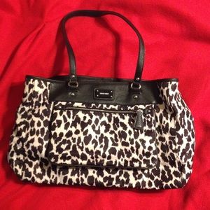 Nine West cheetah print handbag
