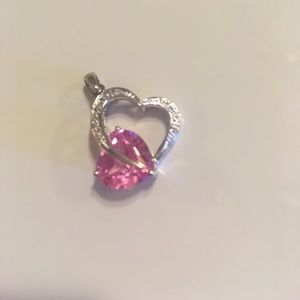 Pink heart Necklace
