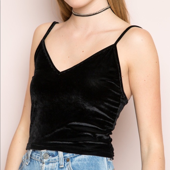 BNWT black velvet Joanne tank - Picture 3 of 4