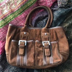 brown leather audrey brooke purse