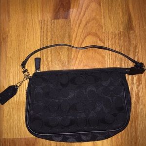 Small black Coach purse