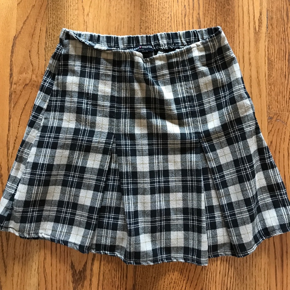 Brandy Melville OS plaid skirt