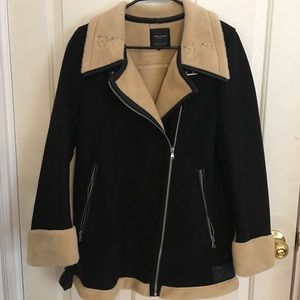 Zara Biker Jacket, Black, size S