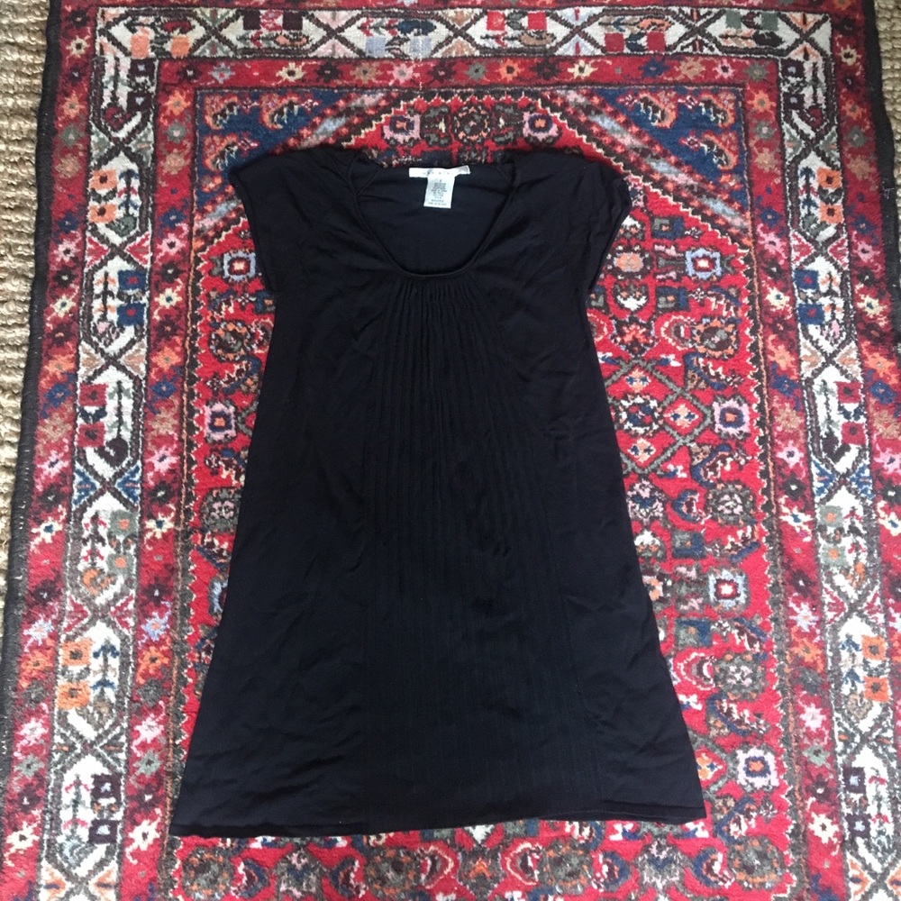 Basic knit black dress! Size Sm