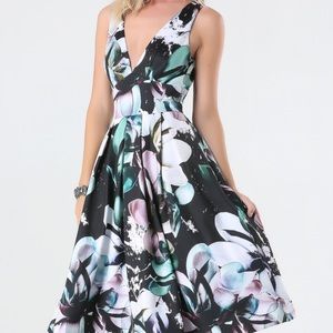 Bebe Midi Magnolia Dress