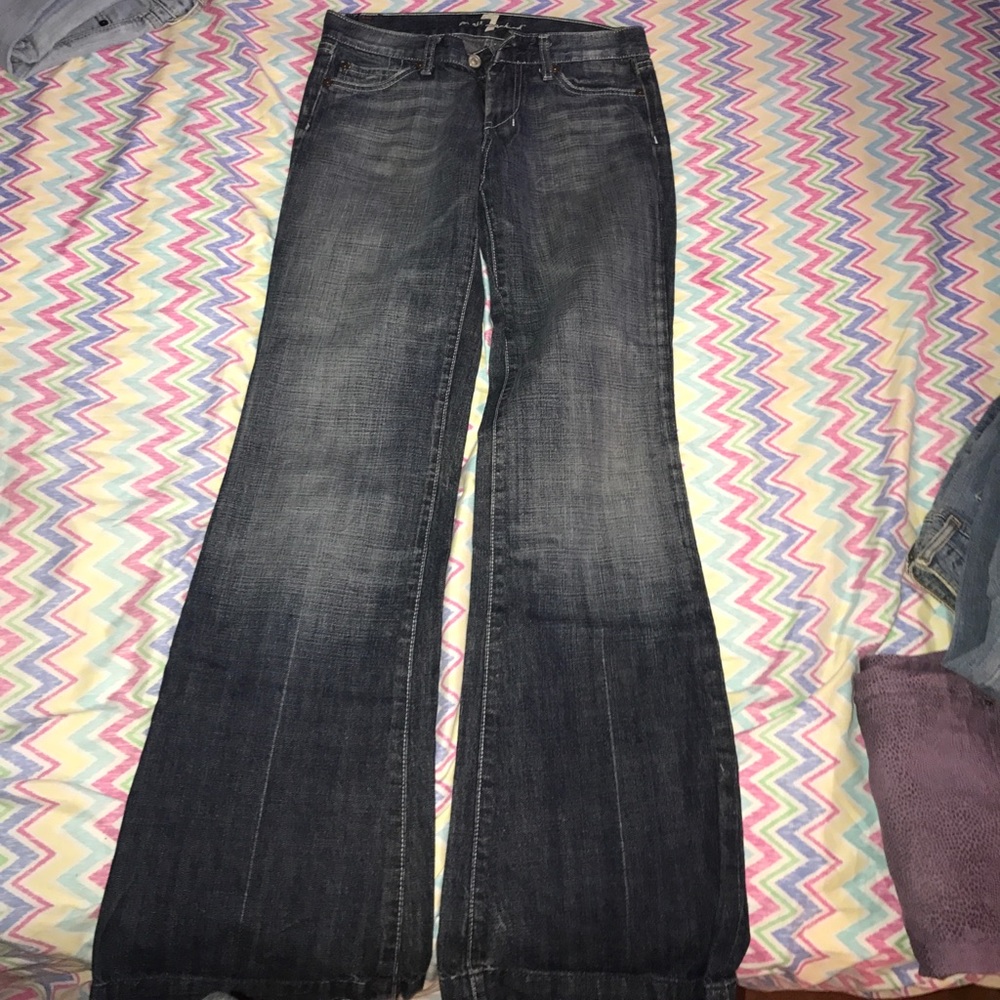 Denim flair leg
