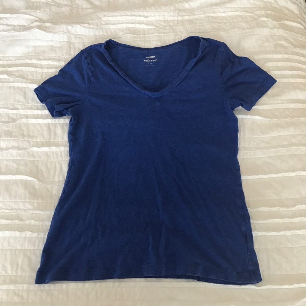 Blue Old Navy Relaxed Fit T Shirt