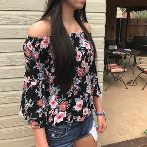 Off the shoulder shirt!