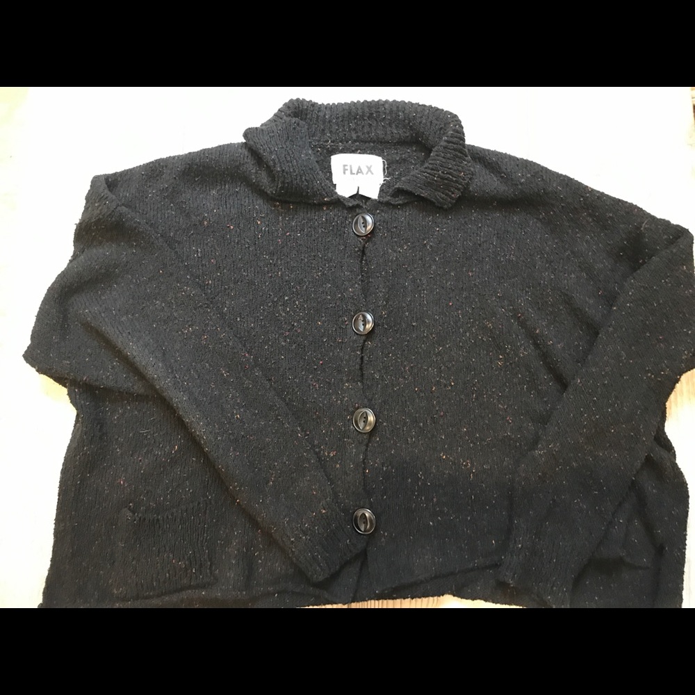 FLAX cropped sweater